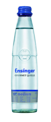 Ensinger Gourmet Bio Mineralwasser Medium 24X0,25L